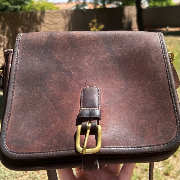 Vintage COACH Saddle Bag - Picture 1 of 9